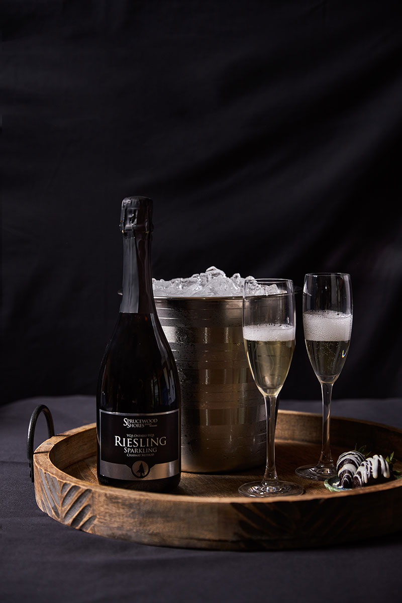 Riesling Sparking with ice bucket