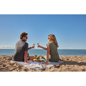 Couple on Sprucewood beach