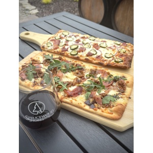 Cranberries & Brie Flatbread